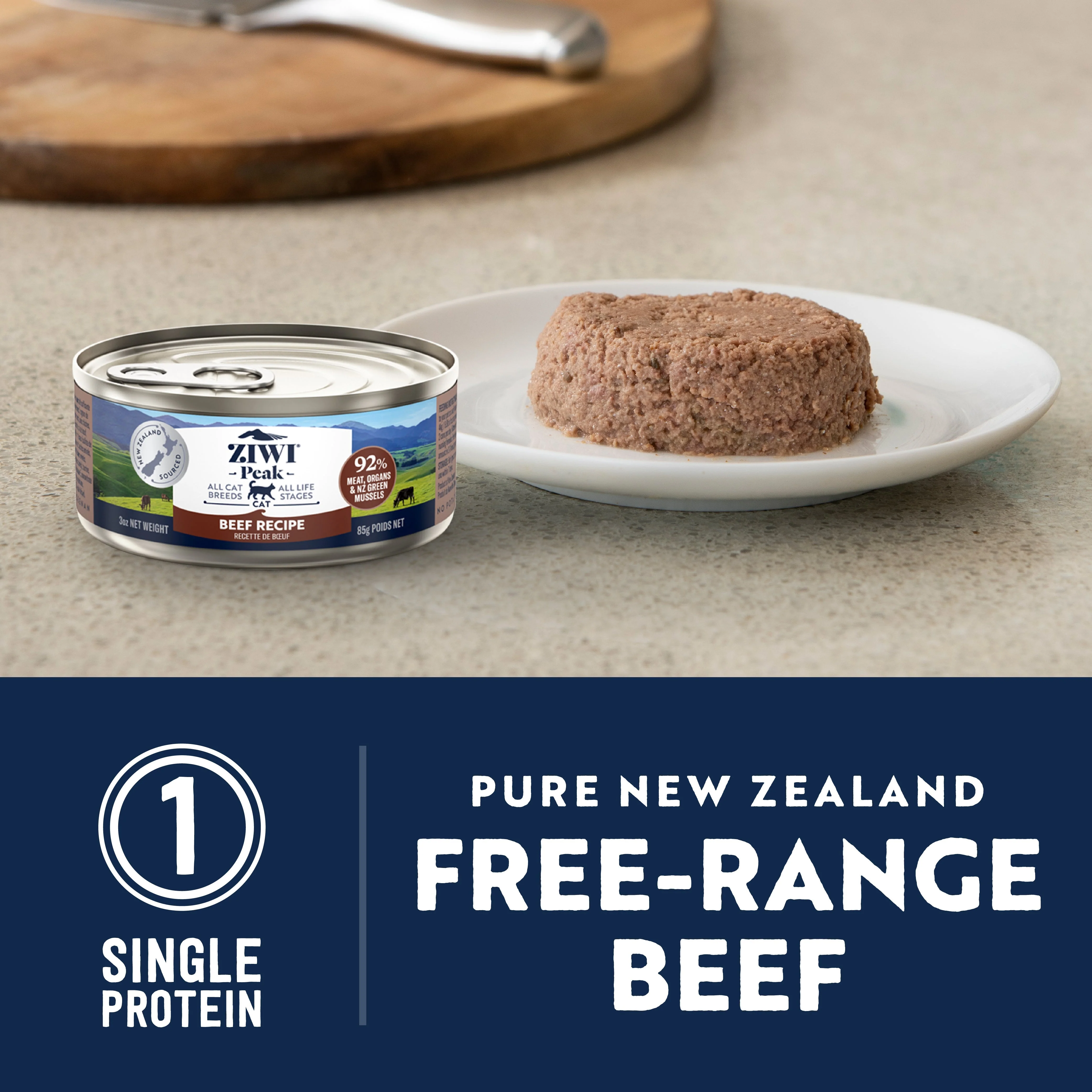 ZIWI Peak Wet Beef Recipe Cat Food 85g - Image 4
