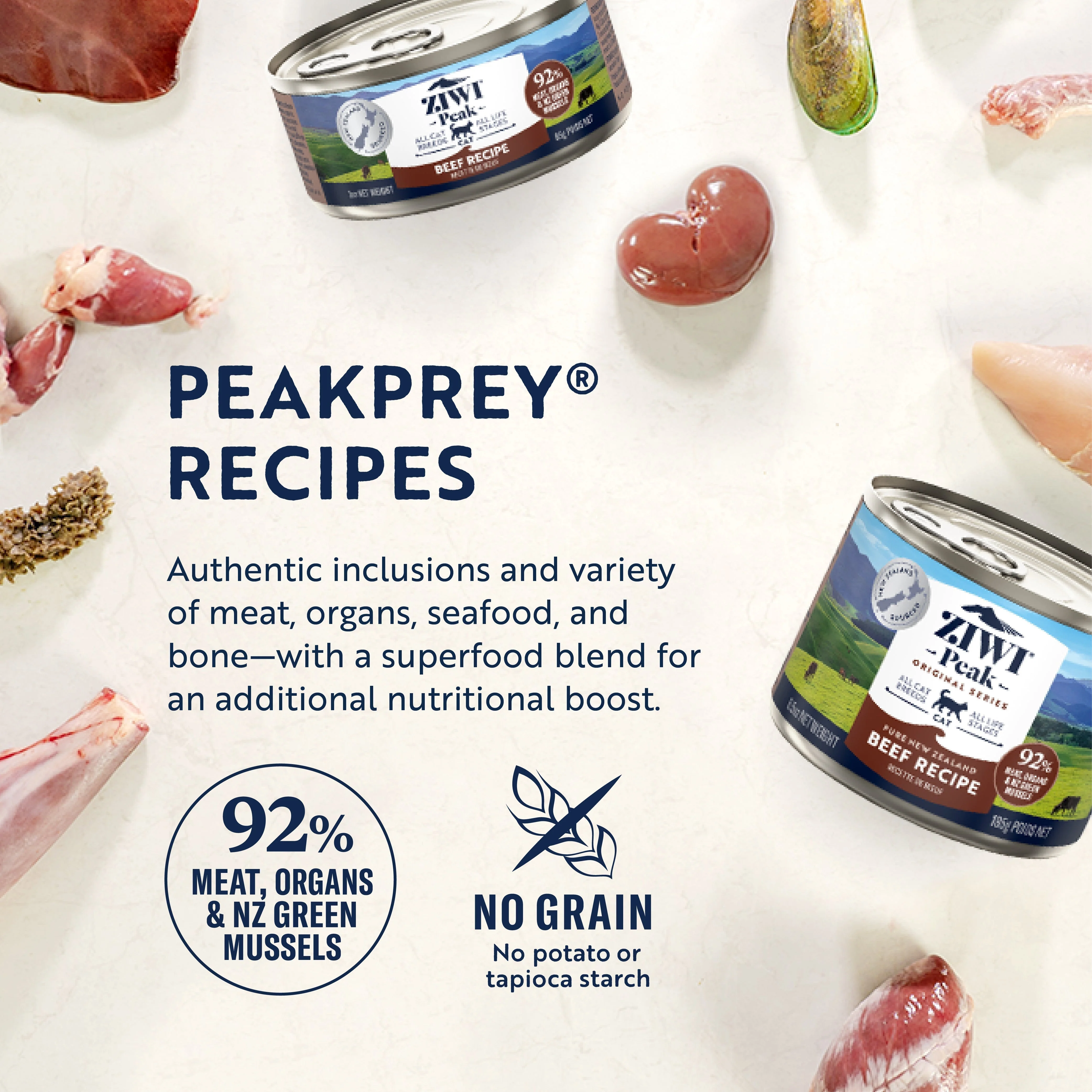 ZIWI Peak Wet Beef Recipe Cat Food 85g - Image 5