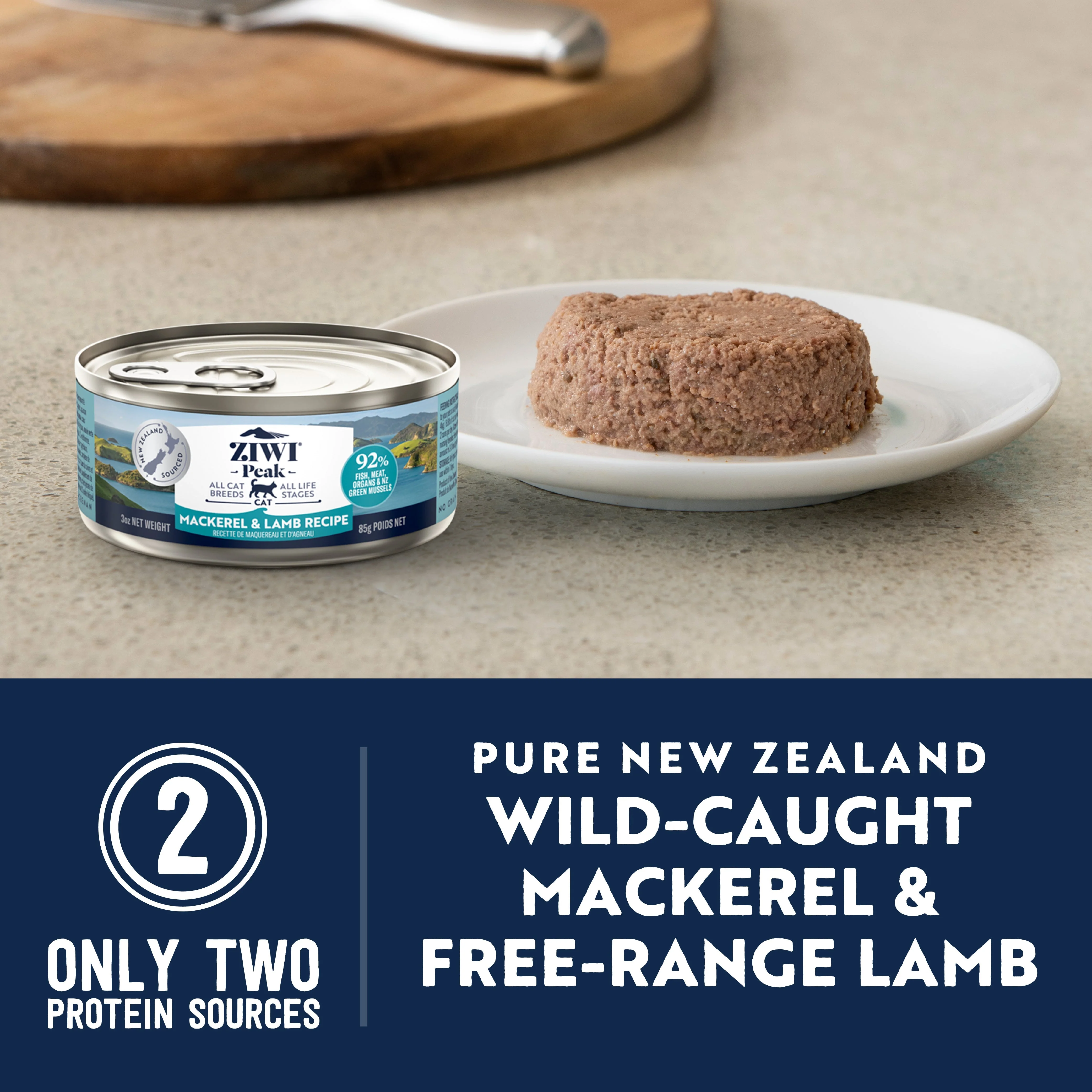 ZIWI Peak Wet Mackerel and Lamb Recipe Cat Food 85g x 24 - Image 4